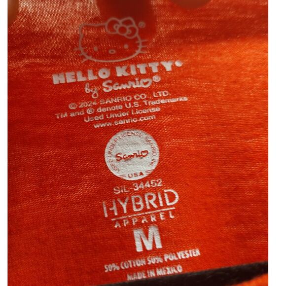 Hello Kitty Sanrio Women's Size Medium Short Sleeve Patriotic Graphic T-Shirt - Picture 4 of 5